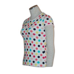 KD011 Slim cotton tee shirt to order custom color wave point TEE T-shirt store KD011 Slim cotton tee shirt to order custom color wave point TEE T-shirt store